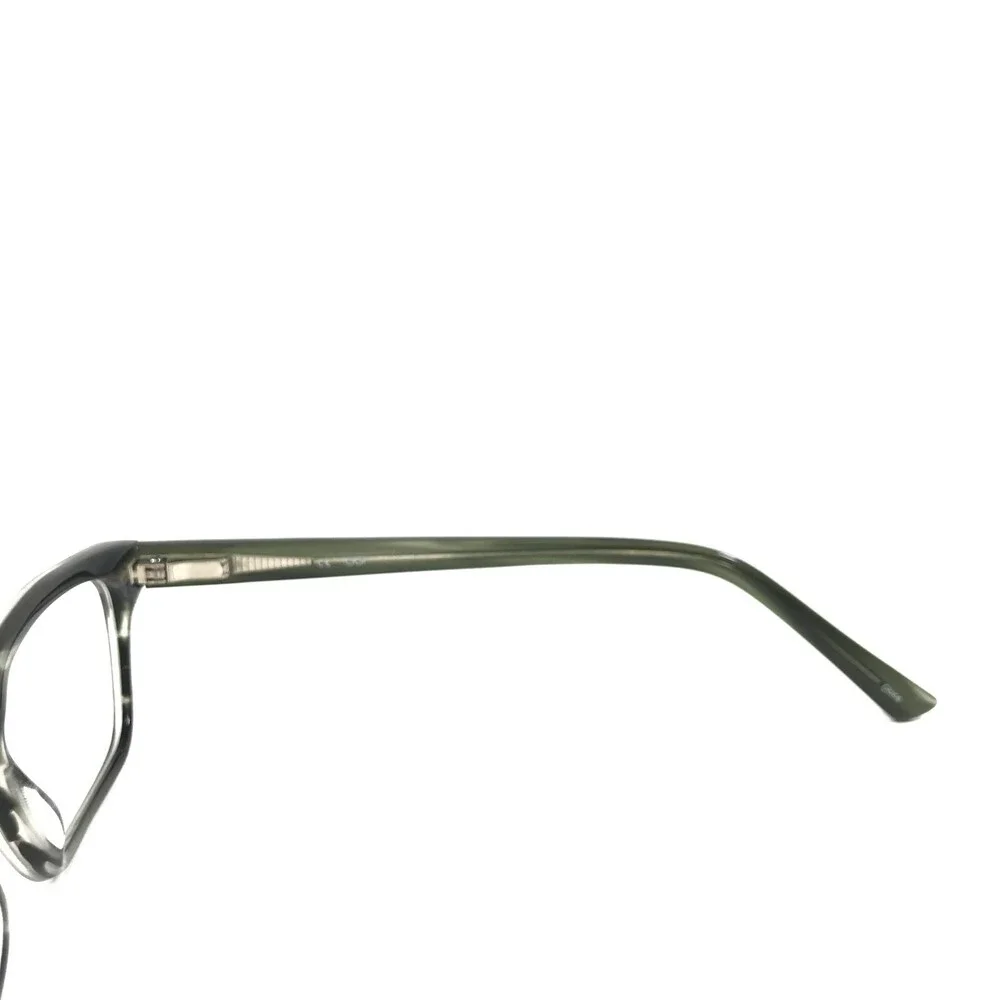 OGI Petite Eyeglasses Frames OK320/1820 Dark Grey Demi Horn Square 48-17-135